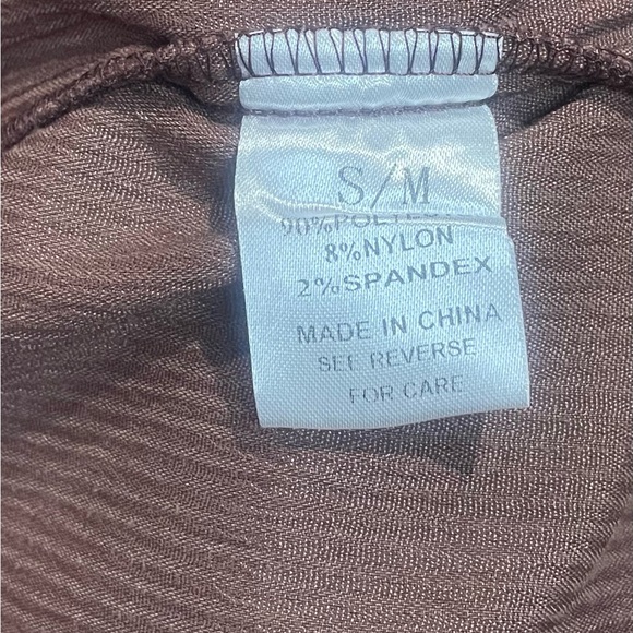 NEW Oversized Corduroy Shacket Jacket Size S / M Brown Button Up Front Pocket - Picture 4 of 5